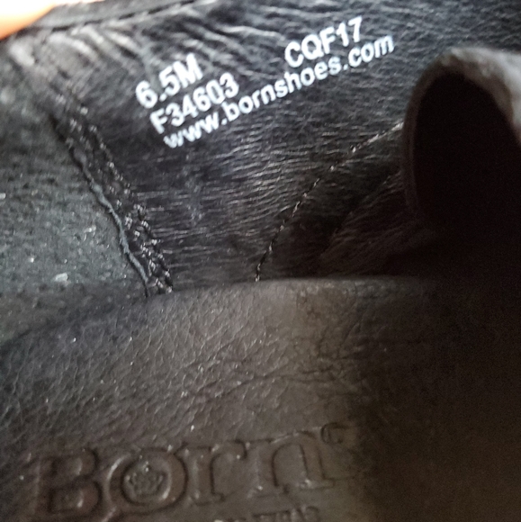 Born Lace Up Leather Oxford Heels - Picture 6 of 8